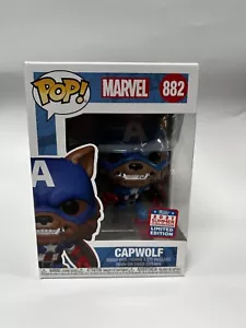 Funko Pop Marvel #882 Capwolf 2021 Summer Convention - Picture 1 of 7