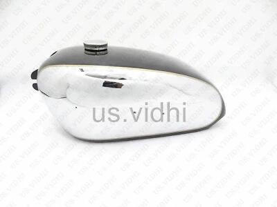 Gas Tank For Bsa Golden Flash In Black Paint & Chrome With Cap - Image 1 of 4