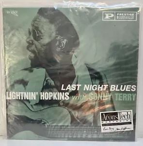 LIGHTNIN' HOPKINS W/ SONNY TERRY Last Night Blues ANALOGUE PROD 45RPM 2XLP MINT - Picture 1 of 3