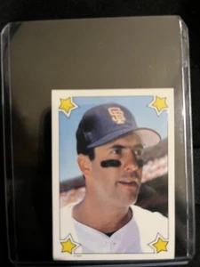 1989 Panini Baseball Mini Sticker Will Clark #232 MLB Giants Sticker Mint Rare - Picture 1 of 2