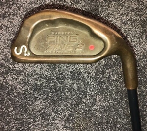 PING Zing 2 Beryllium Copper Red DOT BeCu S2 Sand Wedge, RH, New Grip, VGC,9-10 - Picture 1 of 12