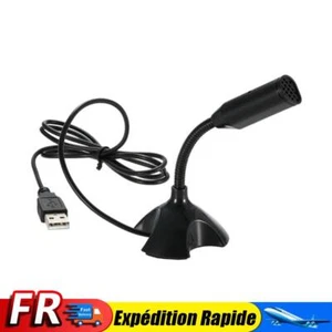 Microphone USB pour ordinateur portable, chant, jeu, Streaming, support - Photo 1/11