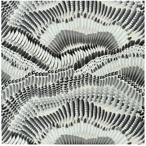DESIGNER-CHRISTIAN LACROIX FABRIC Prete-Moi Ta Plume Jais FCL7051/01 interiors - Picture 1 of 1
