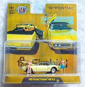 2024 M2 Machines Yellow 1968 PONTIAC FIREBIRD 400 H.O. 1:64 Diecast R05 24-20 - Picture 1 of 7