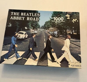 THE BEATLES ABBEY ROAD 1000 Piece Jigsaw Puzzle 65-115 Aquarius 2007 20”x 27 - Picture 1 of 3