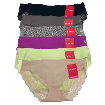 Spanx Panty Undie-Tectable Floral Lace Bikini Lightweight Smoothing FP2415 - Image 1 of 4