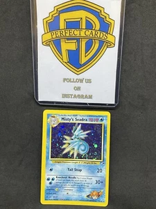 POKÉMON PROMO GYM PRERELEASE MISTY’S SEADRA HOLO 9/132 NM {ENG} - Picture 1 of 2