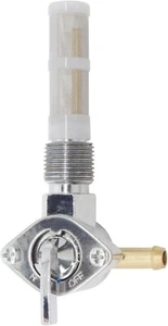 Chrome Petcock Fuel Valve 3/8" NPT Bungs for Harley XL, XLH, XLCH 62125-55 - Bild 1 von 5
