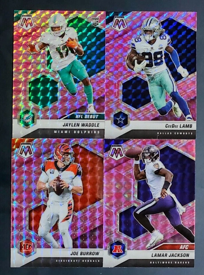 2021 Mosaic Football CAMO PINK PRIZMS 1-250 You Pick the Card - Image 1 of 1
