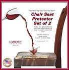 LAMINET Vinyl Chair Protectors, Clear, 26X253/4-Inch, Fits Chairs up to 21x21...