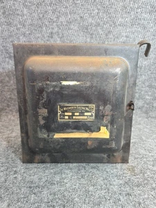 Interruttore chiuso vintage Wadsworth elettrico 60A 230V 3 poli Covington KY anni 40 50 - Foto 1 di 13