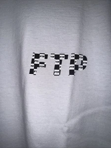 FTP x Vans Checkered Logo Tee White Men's Size Medium NEW - Picture 1 of 8