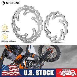 Front & Rear Brake Disc Rotors For KTM 125 250 350 450 530 SX XC F XCW EXC EXCF - Picture 1 of 10