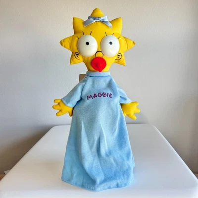 The Simpsons Maggie (1990) Dan Dee Plüsch Stoffpuppe Prototyp Muster RAR - Bild 1 von 4
