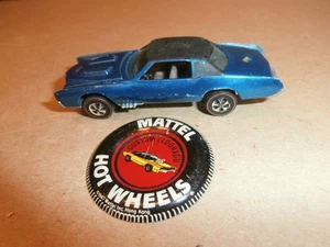 Auto d'epoca 1967 Hot Wheels linea rossa con distintivo personalizzato Eldorado - Foto 1 di 14
