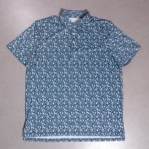 Southern Tide Brrr Poloshirt Kurzarm Performance Stretch Ananas Fisch XL - Bild 1 von 7