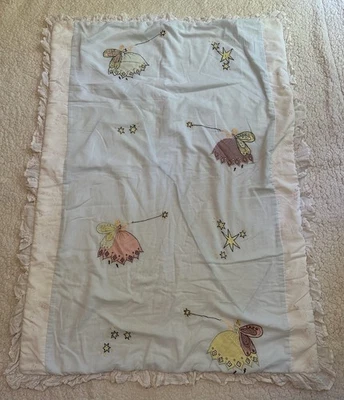 Brandee Danielle Signature Ropa de cama Bebé Manta Bordado Hada Foto 1 de 4