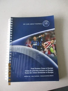 2010/2011 UEFA: First Division Clubs In Europe - Official Address List - Picture 1 of 1