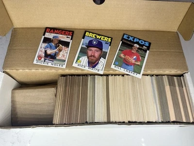Box of Baseball Cards - 1981-1988 - Topps/Fleer/OPC/Donruss - NM - #1 - Image 1 of 4