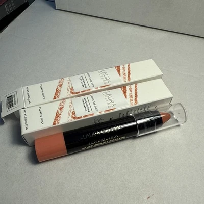 (LOT OF 2) Laura Geller Love Me Dew Moisturizing Lip Crayon APRICOT DREAM - NIB - Image 1 of 4