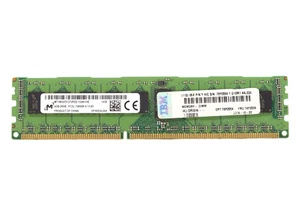 Mecron 4 GB 2Rx8 PC3L-10600R-9-13-B1 ECC REG Server RAM MT18KSF51272PDZ-1G4K1HE - Foto 1 di 2