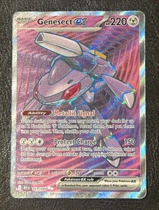 Genesect ex 161/086 Ultra Rare Full Art Holo Black Bolt/White Flare English - Picture 1 of 2