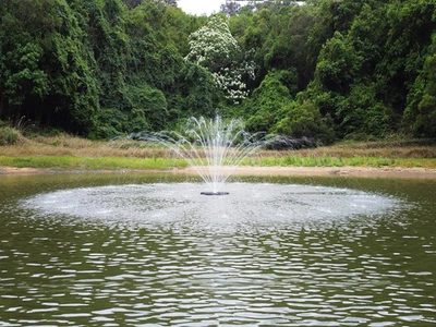 HQUA-FS02 120V, 1/4HP, Od(Φ) 32” Large Pond Floating Fountain with 9000 GPH Foun - Image 1 of 4