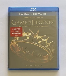 Game of Thrones: The Complete Second Season (Blu-ray, 2016) 2 HBO - Picture 1 of 2