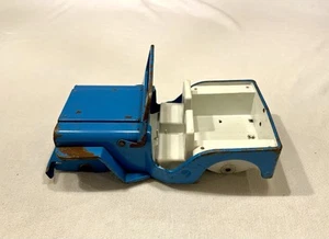 1960's Tonka 9" Jeep Body Light Blue w/ White Plastic Interior - Picture 1 of 13