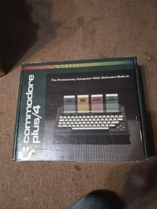 Vintage Commodore Plus/4 Computer With Original Box, Cords, And Manuals Untested - Picture 1 of 14