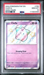 PSA 10 CLEFFA 150/091 - ESCARLATA Y VIOLETA PALDEAN FATES BRILLANTE RARO - GEMA COMO NUEVO - Imagen 1 de 2