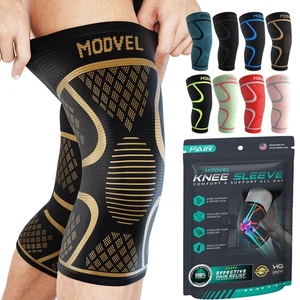 Modvel Knee Braces for Knee Pain Women & Men - 2 Pack Knee Brace for Knee Pai... - Picture 1 of 6