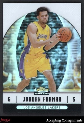 2006-07 Finest Refractors Black #67 Jordan Farmar ROOKIE RC LAKERS - Image 1 of 2