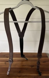Ariat Men’s Leather Suspenders A850000144 Men’s Sz XL  Read Description - Afbeelding 1 van 6