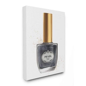 Makeup Wall Art 16x20 Canvas Print Gold Black Fashion Nail Polish by Ziwei Li - Picture 1 of 6