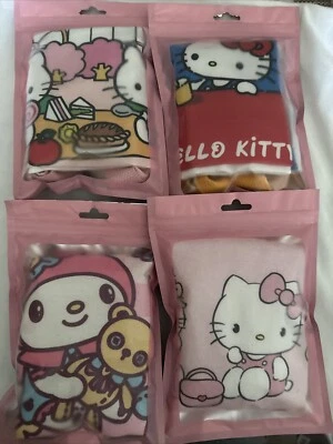 2 X New Hello Kitty Canvas Mini Handbag Tote Bag - Image 1 of 4