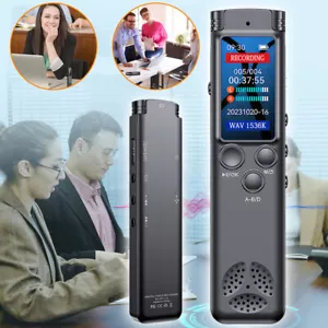 64GB Digital Diktiergerät Mini Aufnahmegerät MP3 Sprachrekorder Voice Recorder - Bild 1 von 12