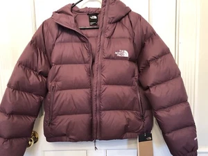 The North Face Women's Hydrenalite Hooded Down Jacket Midnight Mauve L New - Picture 1 of 5