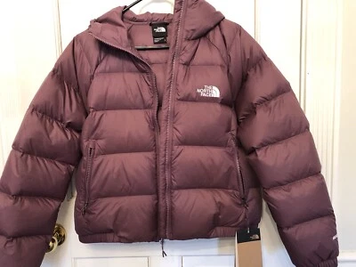 The North Face Women's Hydrenalite Hooded Down Jacket Midnight Mauve L New - Image 1 of 4