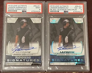 2019 LEAF ULTIMATE JASSON DOMINGUEZ ROOKIE/RC AUTO /25 /50 Psa 9 Psa8 - Picture 1 of 2