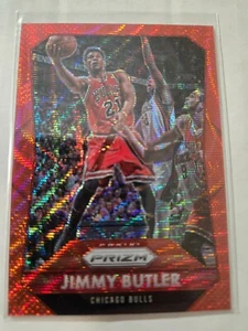 2015-16 Panini Prizm Ruby Red Wave Refractor Prizm #D /350 Jimmy Butler Heat A - Picture 1 of 2