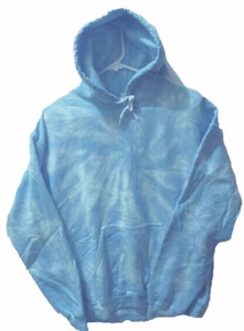 Sudadera con Capucha Talla PEQUEÑA AZUL REAL Teñida a Mano TIE DYE HOODY Gildan - Imagen 1 de 1