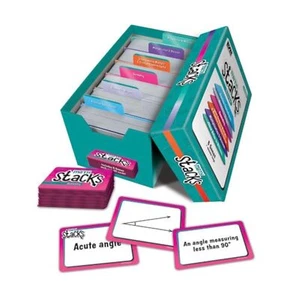 Math Stacks Classroom Game, Set of 6: Grades 3-5 - Picture 1 of 7