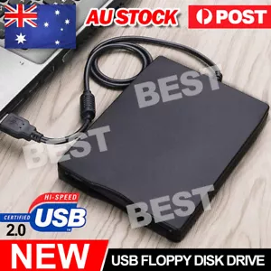 USB Floppy Disk Drive External Floppy Disk Reader FDD 3.5inch 1.44MB For Laptop - Picture 1 of 9