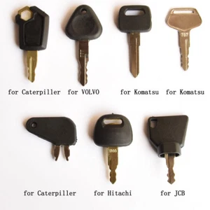 Heavy Equipment Key Set 7 PCS For CAT JCB Volvo Hitachi Komatsu - Bild 1 von 8