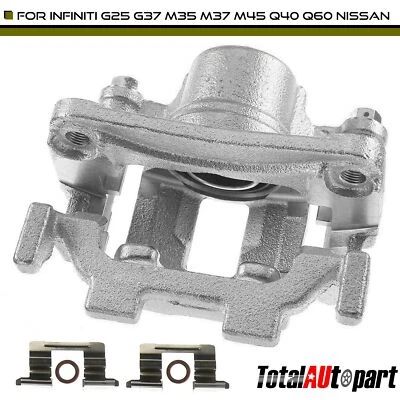 Pinza de freno de disco trasera derecha con soporte para Infiniti Q40 Q50 G25 G37 G37 Nissan Foto 1 de 4