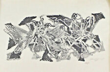 Lithographie Insekten Gottesanbeterinnen 2 Eduard HOPF 1901 - 1973