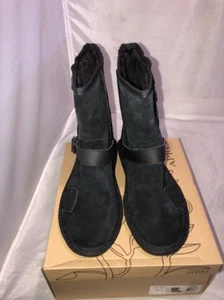 Apres Lamo Flat Winter Boots PW5005 Black Size 10 - Picture 1 of 4