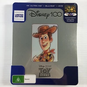 DISNEY 100 Toy Story Steelbook Blu-ray 4K Ultra HD Regions A B C Bluray Blu ray - Picture 1 of 7
