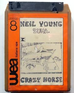 CASSETTA TRACK TAPE STEREO 8 CARTRIDGE NEIL YOUNG ZUMA CRAZY HORSE 1975 sealed